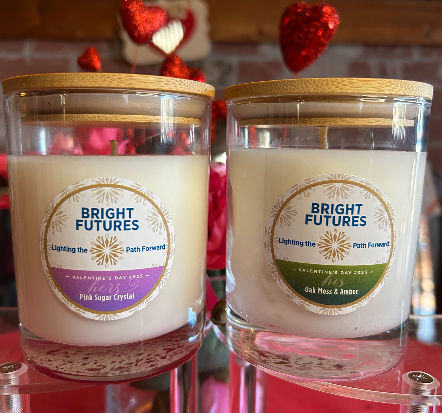 His And Hers Valentines Day Candles